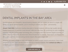 Tablet Screenshot of bayareaimplants.com
